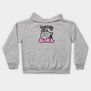 DRUMMER Girl Drum Set Gifts Kids Hoodie